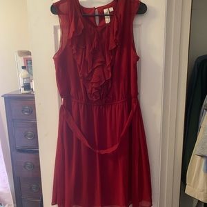 Red Emma and Michelle dress.